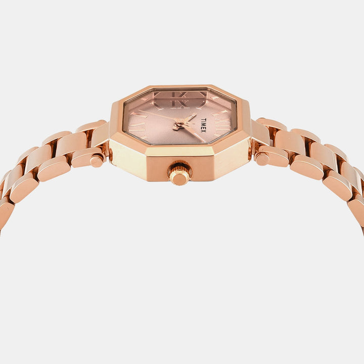 Timex TWEL26903 Rose Gold Dial Women&