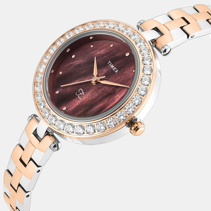 Timex TWEL29201 Mother Of Pearl Dial Women&