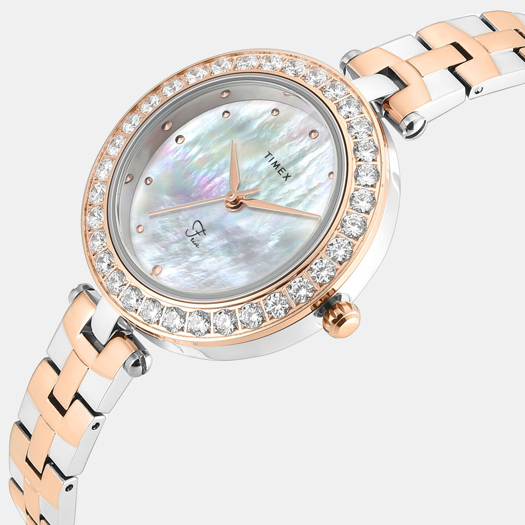 Timex TWEL29202 Mother Of Pearl Dial Women&