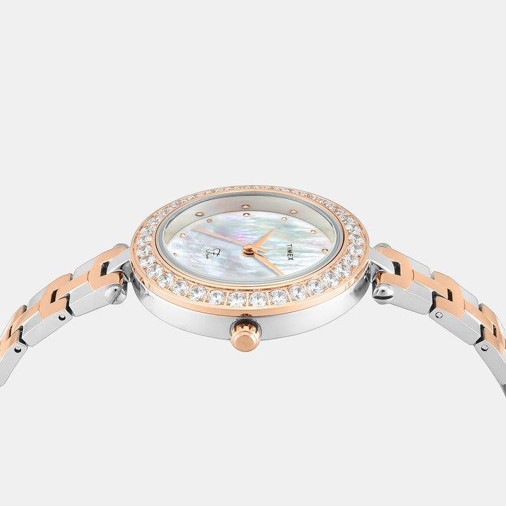 Timex TWEL29202 Mother Of Pearl Dial Women&