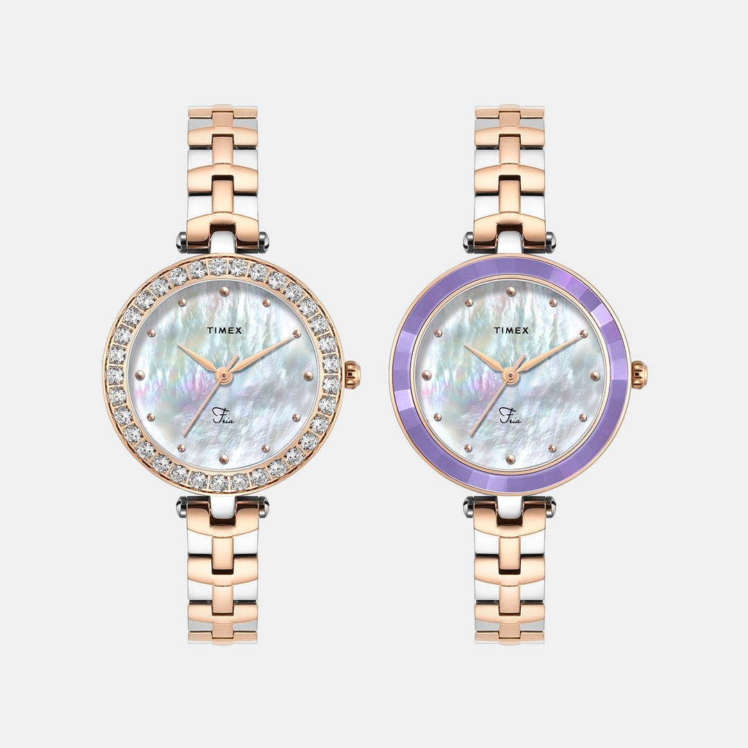 Timex TWEL29202 Mother Of Pearl Dial Women&