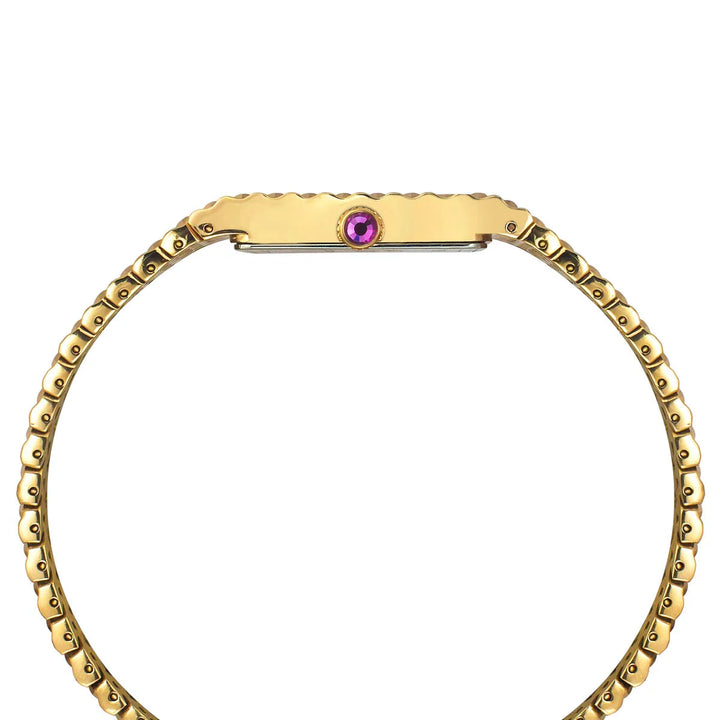 TIMEX Fria Women Mother of Pearl Black Rectangle Dial Analog Watch - TWEL77706