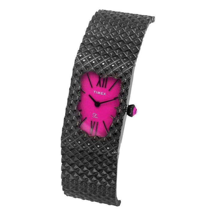 TIMEX Fria Women Magenta Rectangle Dial Analog Watch - TWEL77707