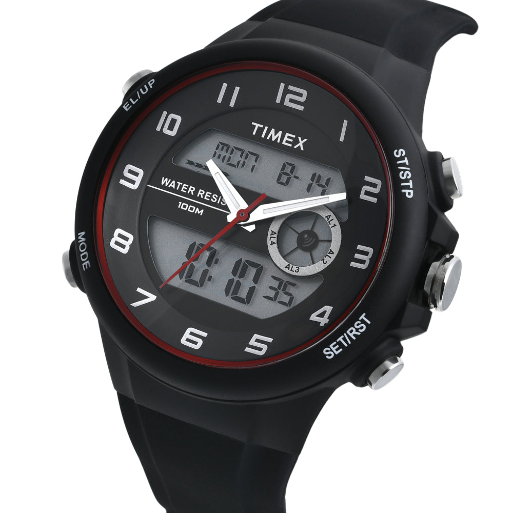 Timex Men Analog-Digital Round Dial Watch- TWESK3201T