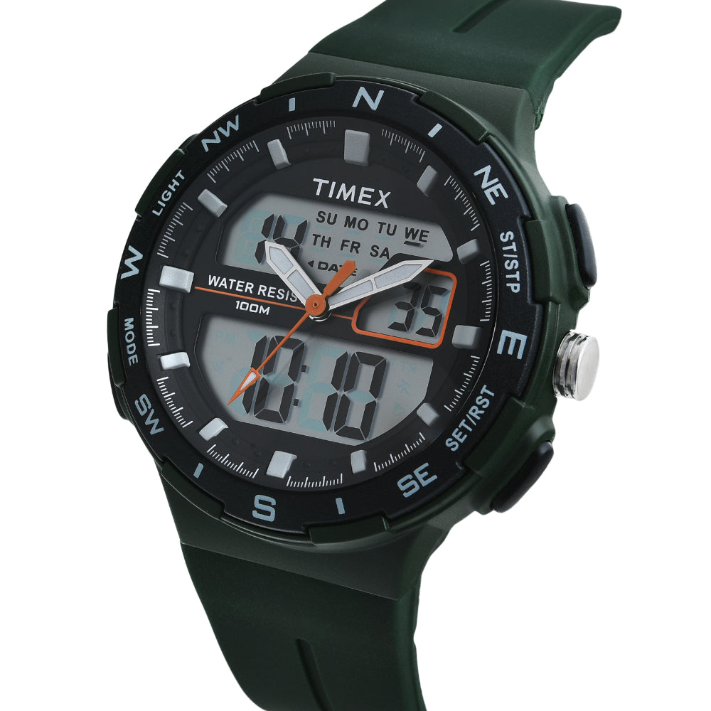 Timex Men Analog-Digital Round Dial Watch- TWESK3301T