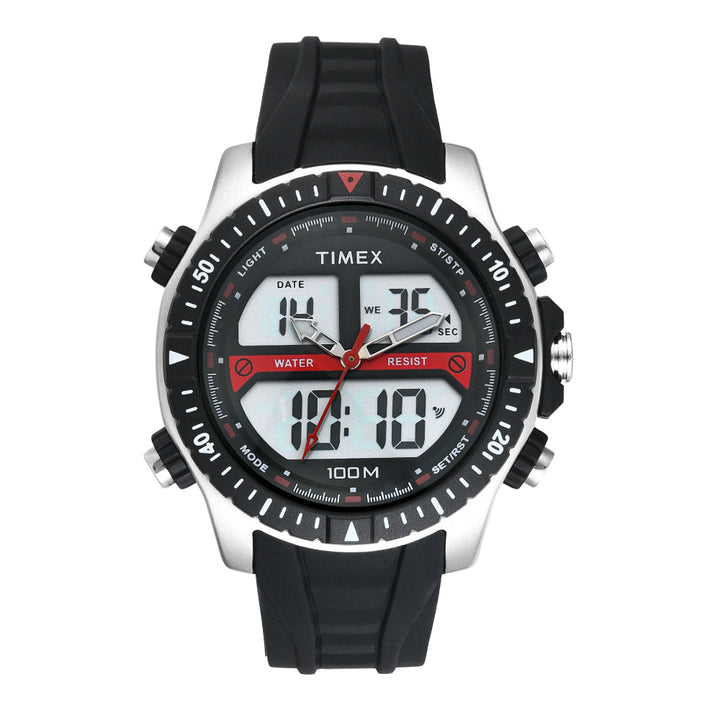 Timex Men Analog-Digital Round Dial Watch- TWESK3400T