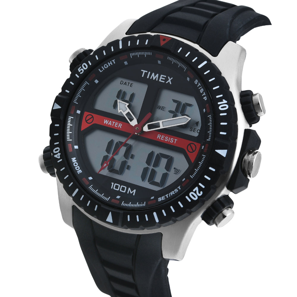 Timex Men Analog-Digital Round Dial Watch- TWESK3400T