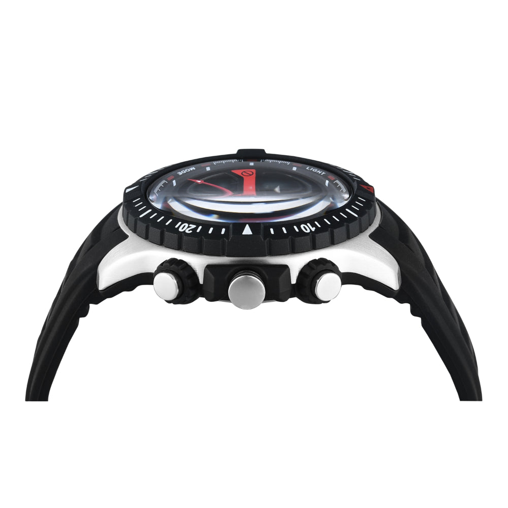 Timex Men Analog-Digital Round Dial Watch- TWESK3400T