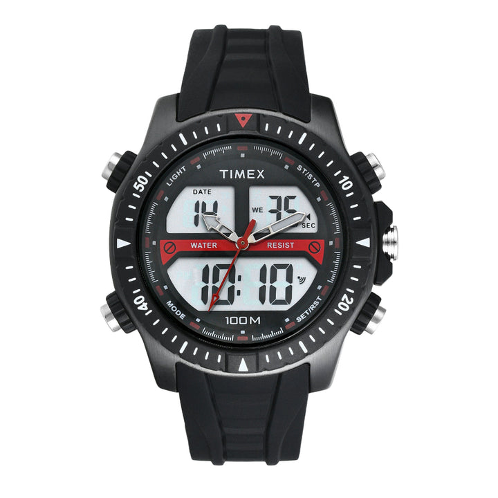 Timex Men Analog-Digital Round Dial Watch- TWESK3401T