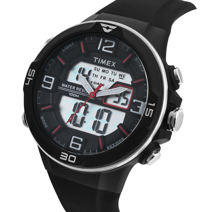 Timex Men Analog-Digital Round Dial Watch- TWESK3500T