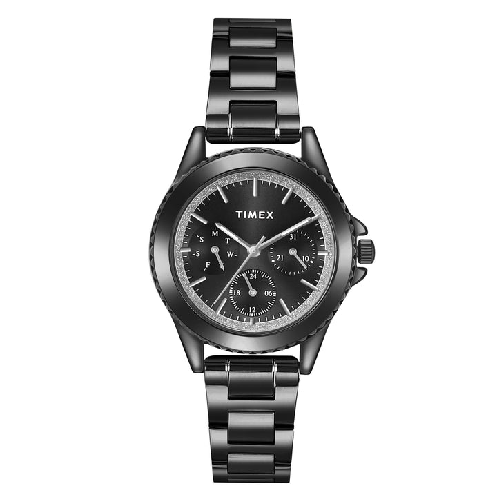 TIMEX Women Black Round Dial Analog Watch - TWHL35SMU08