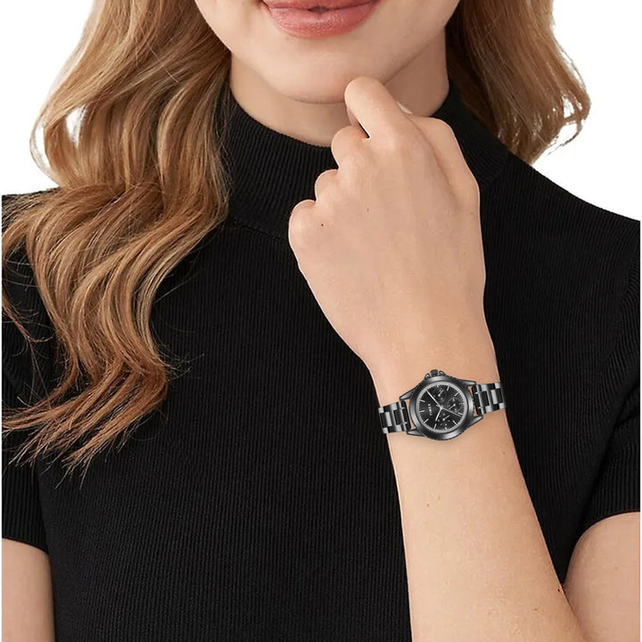 TIMEX Women Black Round Dial Analog Watch - TWHL35SMU08