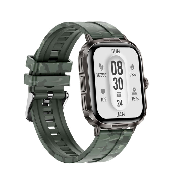 Timex iConnect Go+ 1.83"(4.64 cm) Display with Metallic Body and BT Calling Smartwatch For Unisex - TWIXW1003T