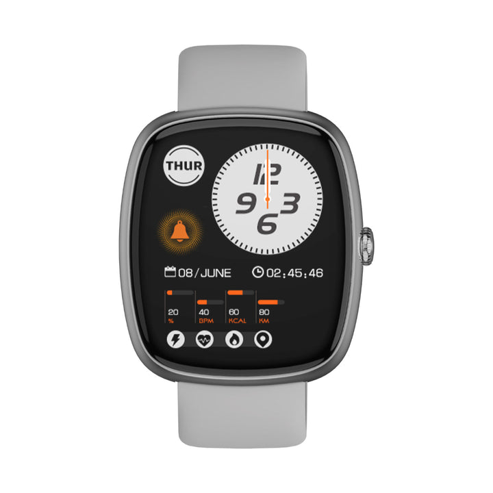 Timex IConnect Calling Ace+ 1.83"(4.6 Cm) 3D UI Display With Functional Crown And BT Calling Smartwatch For Unisex - TWIXW1502T