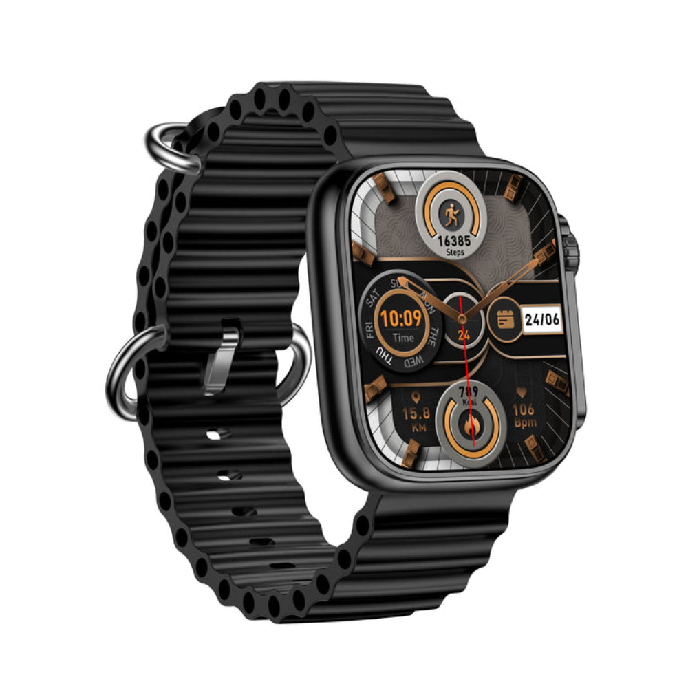 Timex iConnect Edge 1.83"(4.64 cm) Display with Functional Crown and BT Calling Smartwatch For Unisex - TWIXW700T