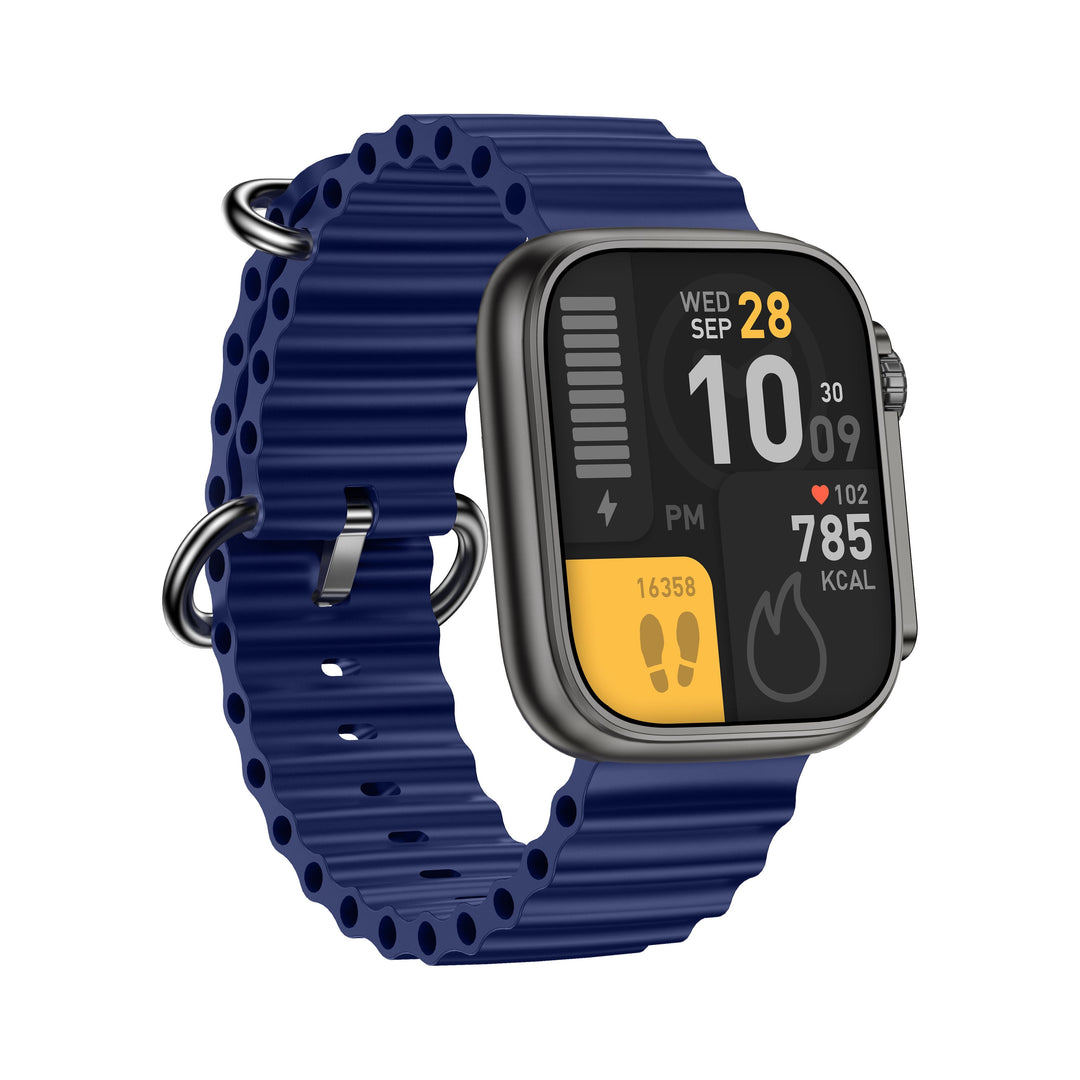 Timex iConnect Edge 1.83"(4.64 cm) Display with Functional Crown and BT Calling Smartwatch For Unisex - TWIXW703T