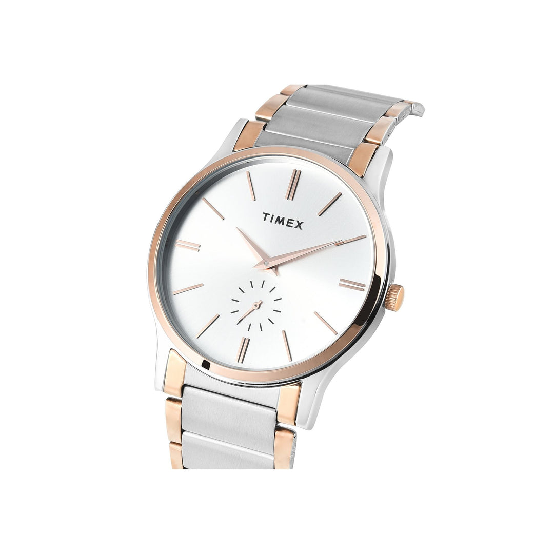 TIMEX Men Silver Round Dial Analog Watch - TWNTG09SMU05