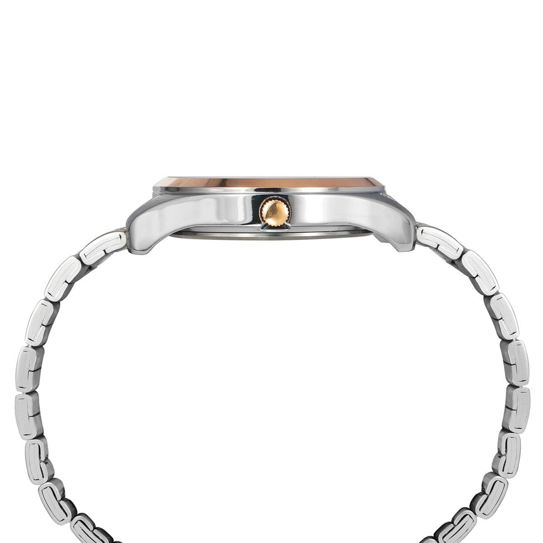 Timex Men Analog Black Round Brass Dial Watch- TWTG10410