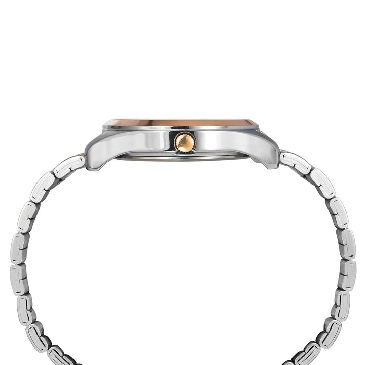 Timex Men Analog Black Round Brass Dial Watch- TWTG10410