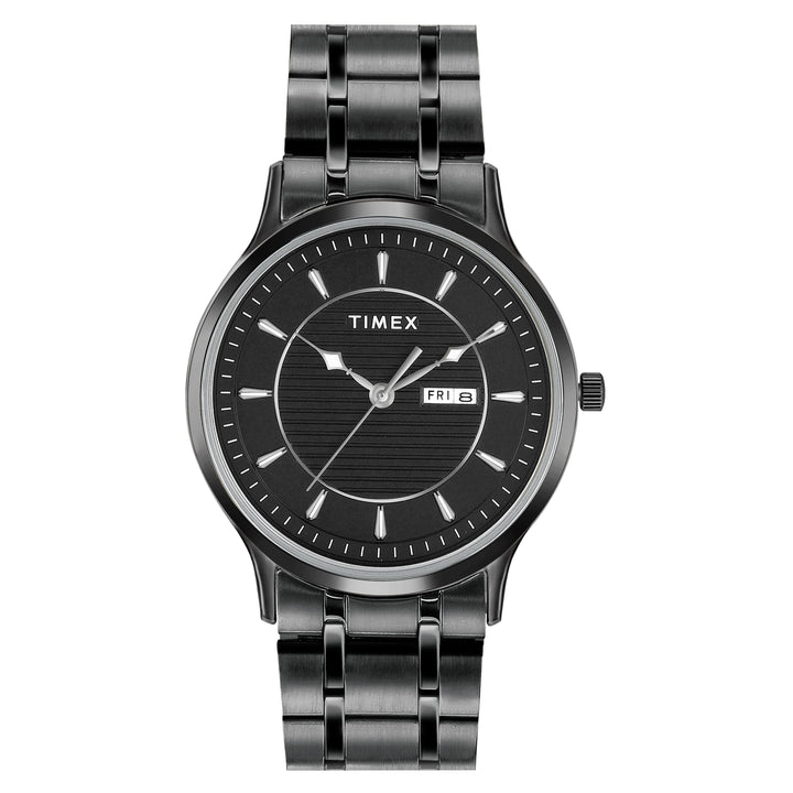 TIMEX Men Black Round Dial Analog Watch - TWTG10509