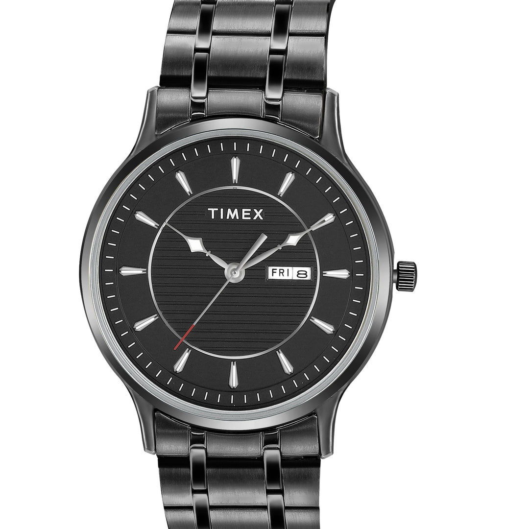 TIMEX Men Black Round Dial Analog Watch - TWTG10509