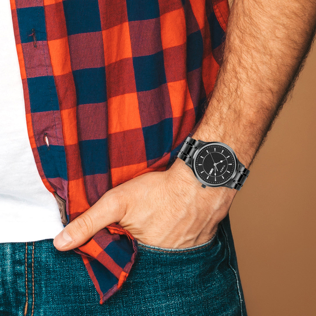 TIMEX Men Black Round Dial Analog Watch - TWTG10509