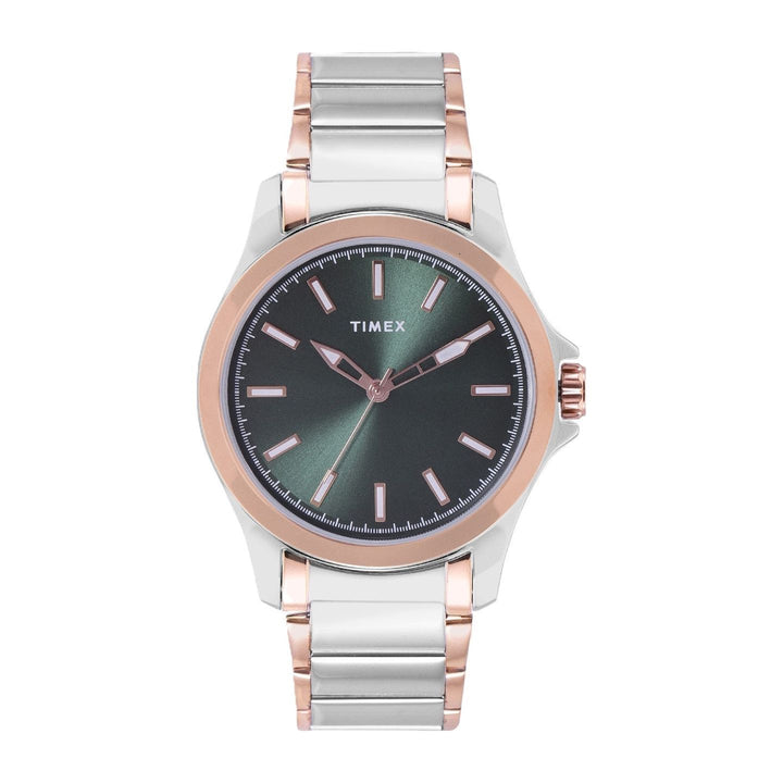 TIMEX Men Green  Round Dial Analog Watch - TWTG58SMU03