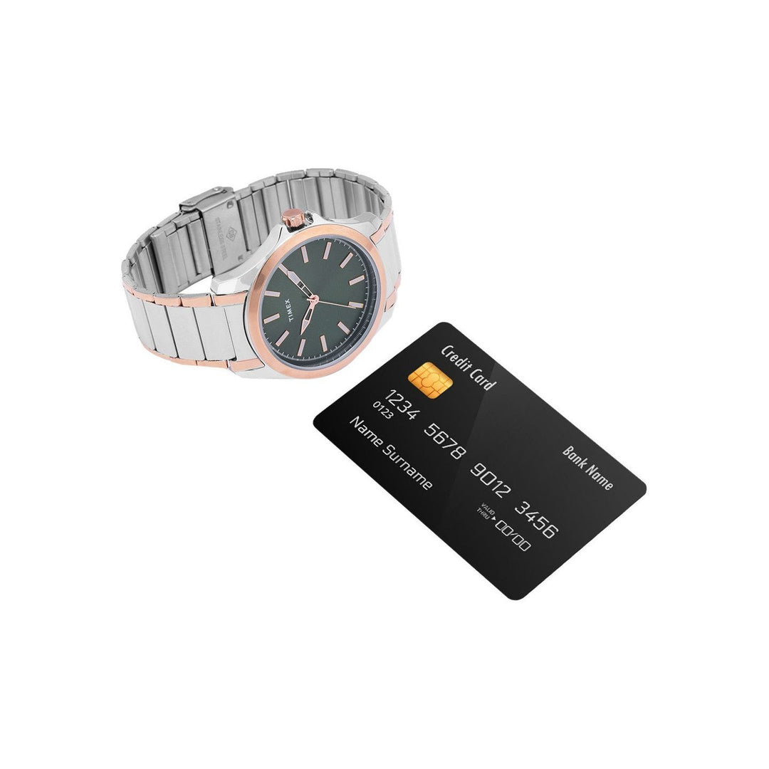 TIMEX Men Green  Round Dial Analog Watch - TWTG58SMU03