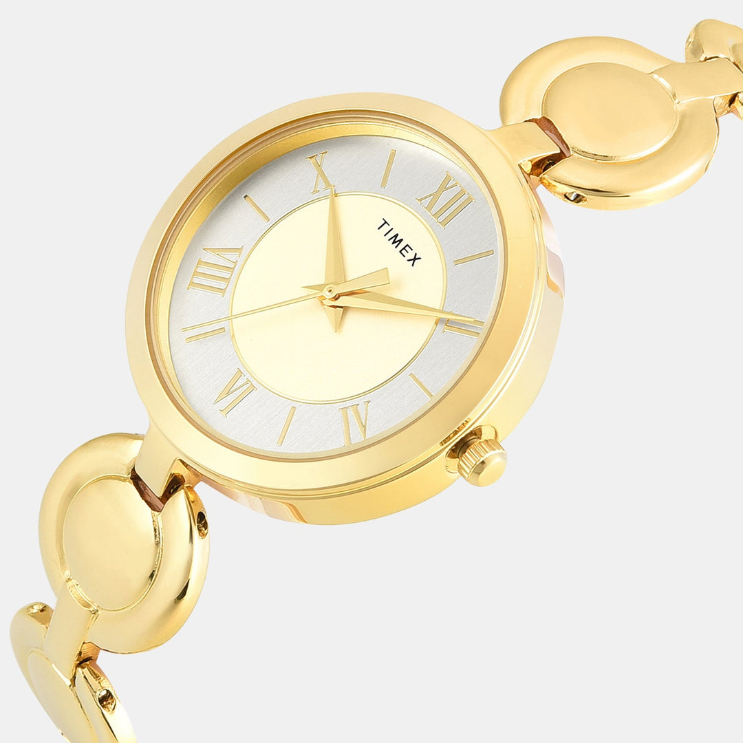 Timex TWTL16402T Champagne Dial Women&