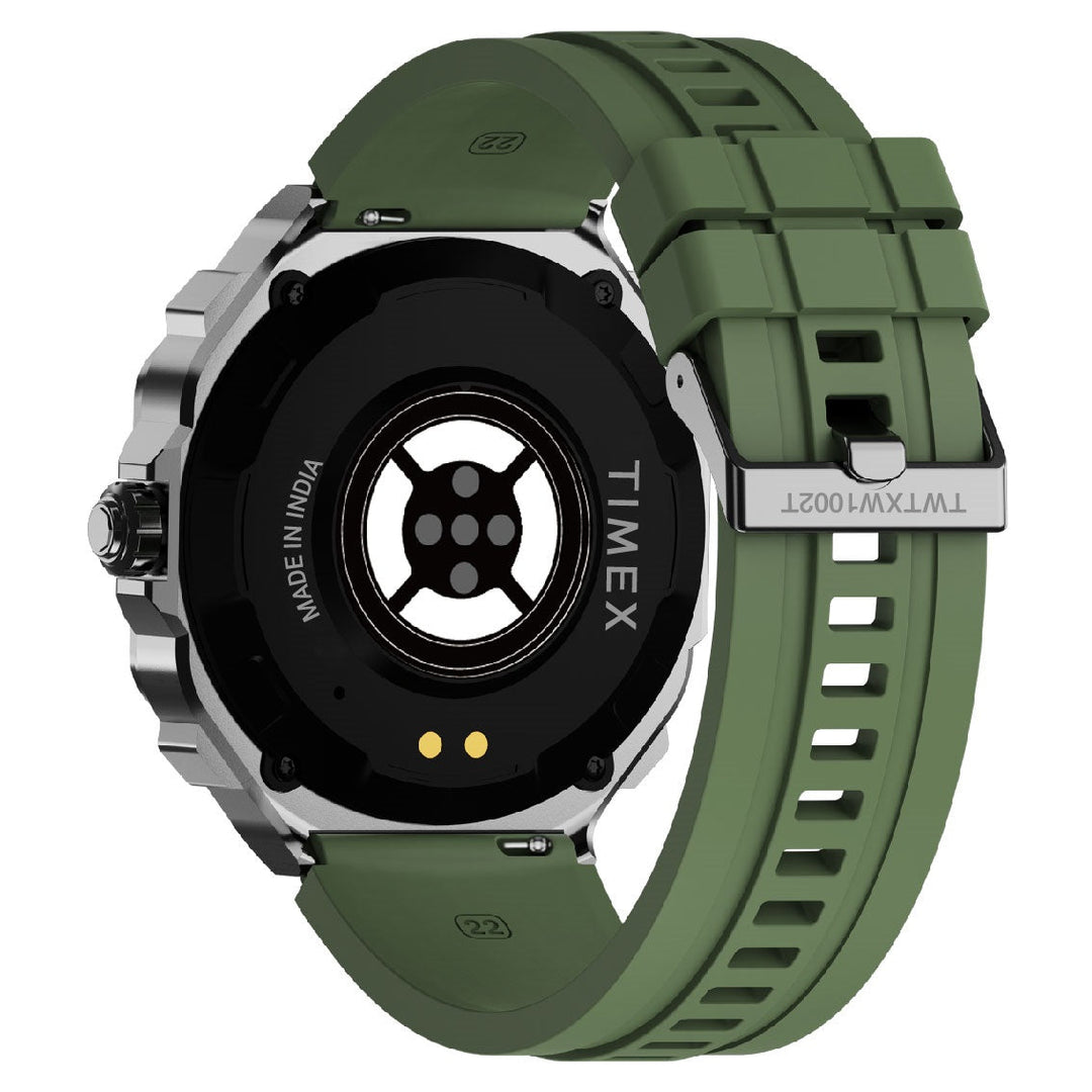 TIMEX Smart Nova 1.43"(3.6cm) AMOLED Display With Functional Crown And BT Calling Smartwatch For Unisex - TWTXW1002T