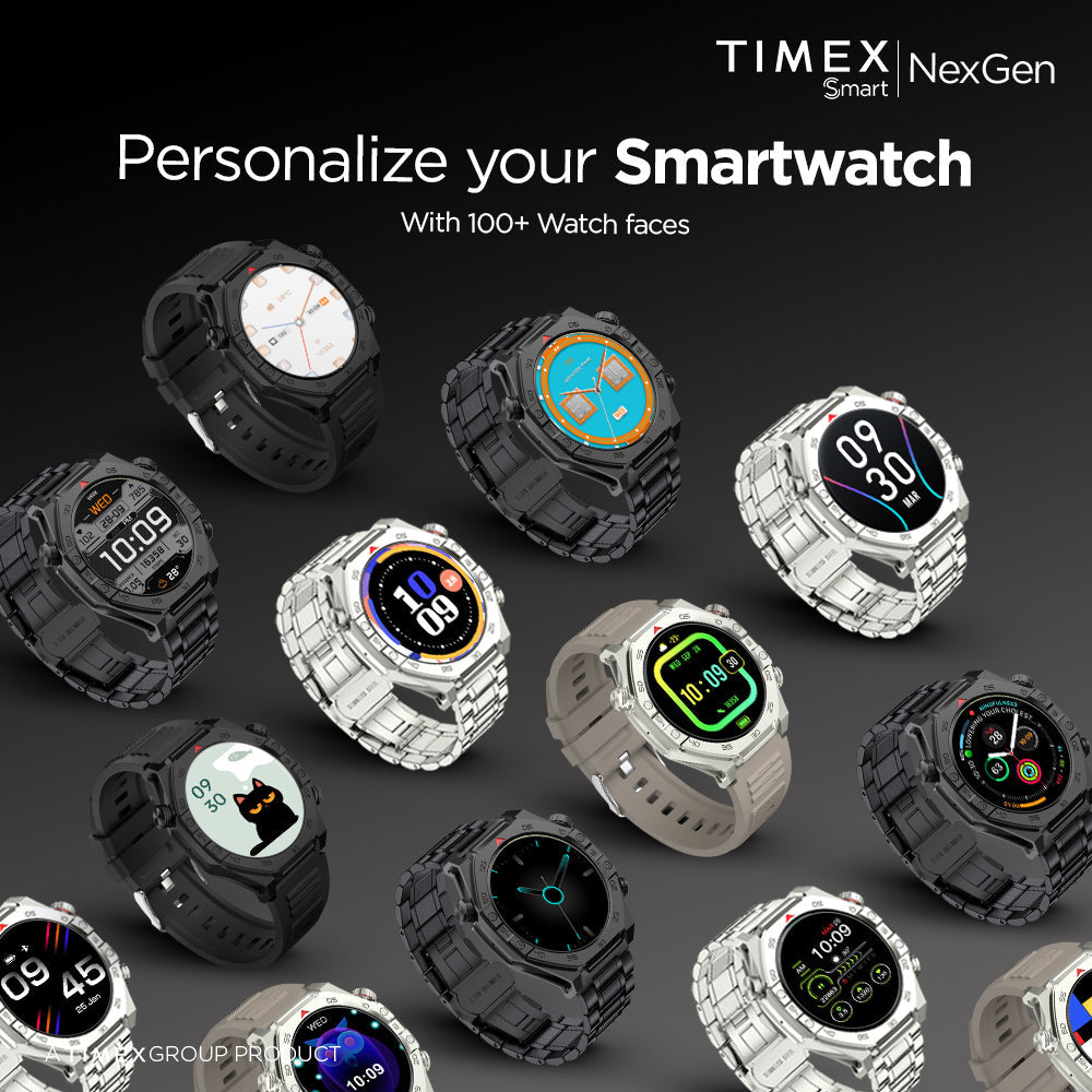 Timex Smart NexGen 1.43"(3.6cm) Display with Functional Crown and BT Calling Smartwatch For Unisex - TWTXW700T