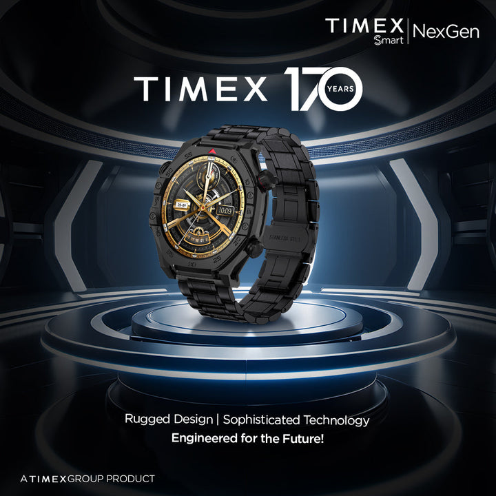 Timex Smart NexGen 1.43"(3.6cm) Display with Functional Crown and BT Calling Smartwatch For Unisex - TWTXW700T