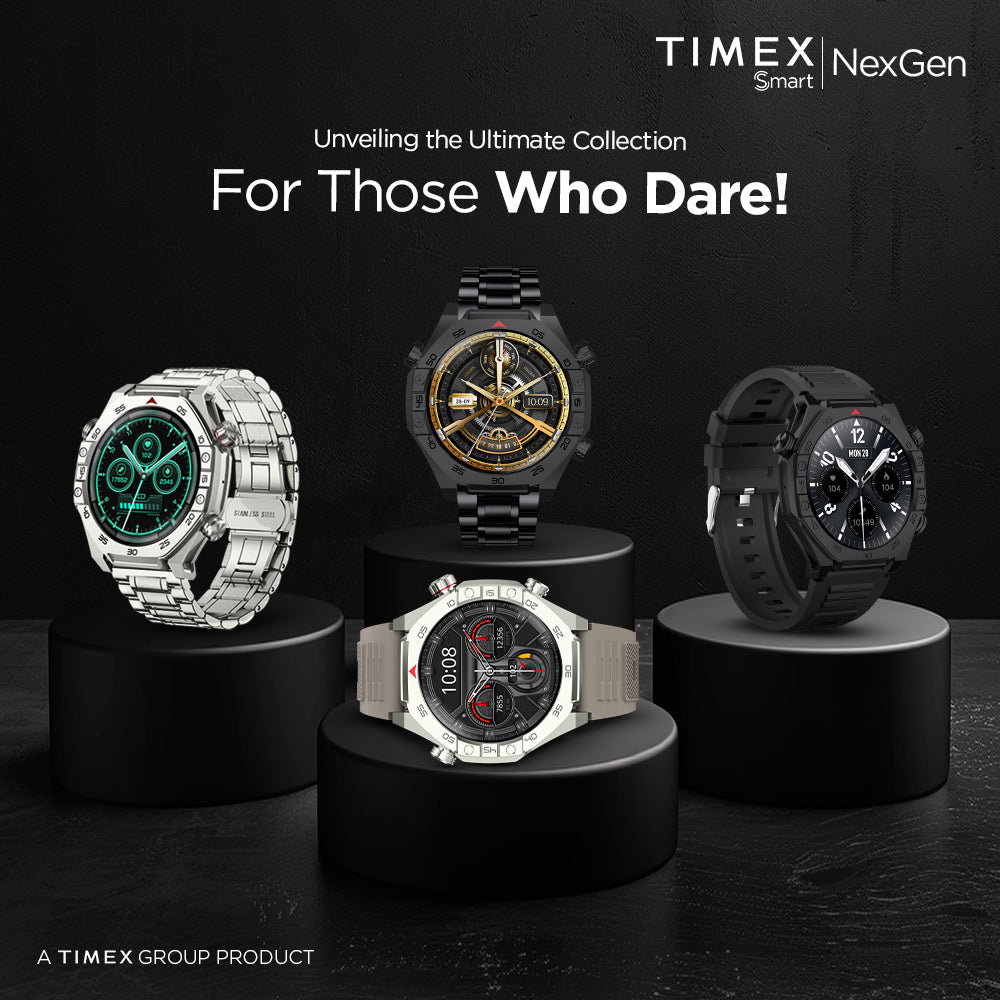 Timex Smart NexGen 1.43"(3.6cm) Display with Functional Crown and BT Calling Smartwatch For Unisex - TWTXW701T