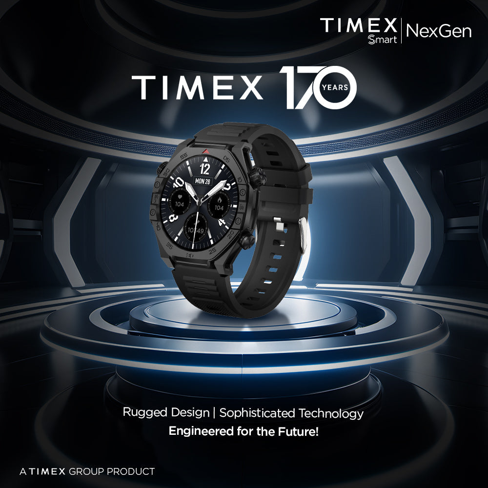 Timex Smart NexGen 1.43"(3.6cm) Display with Functional Crown and BT Calling Smartwatch For Unisex - TWTXW702T