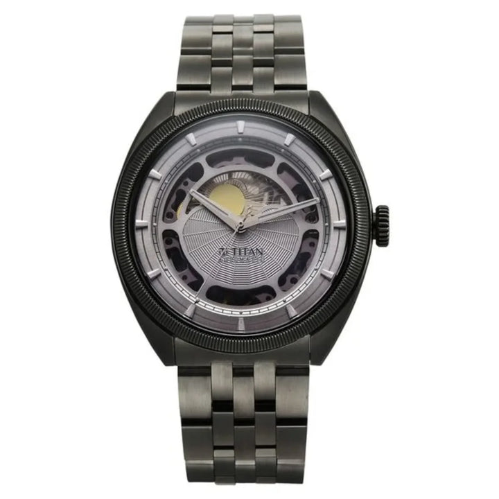Titan 10011QM02 Silver Dial Men&