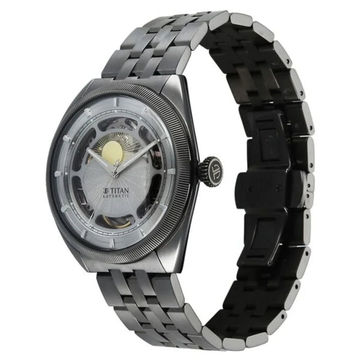 Titan 10011QM02 Silver Dial Men&