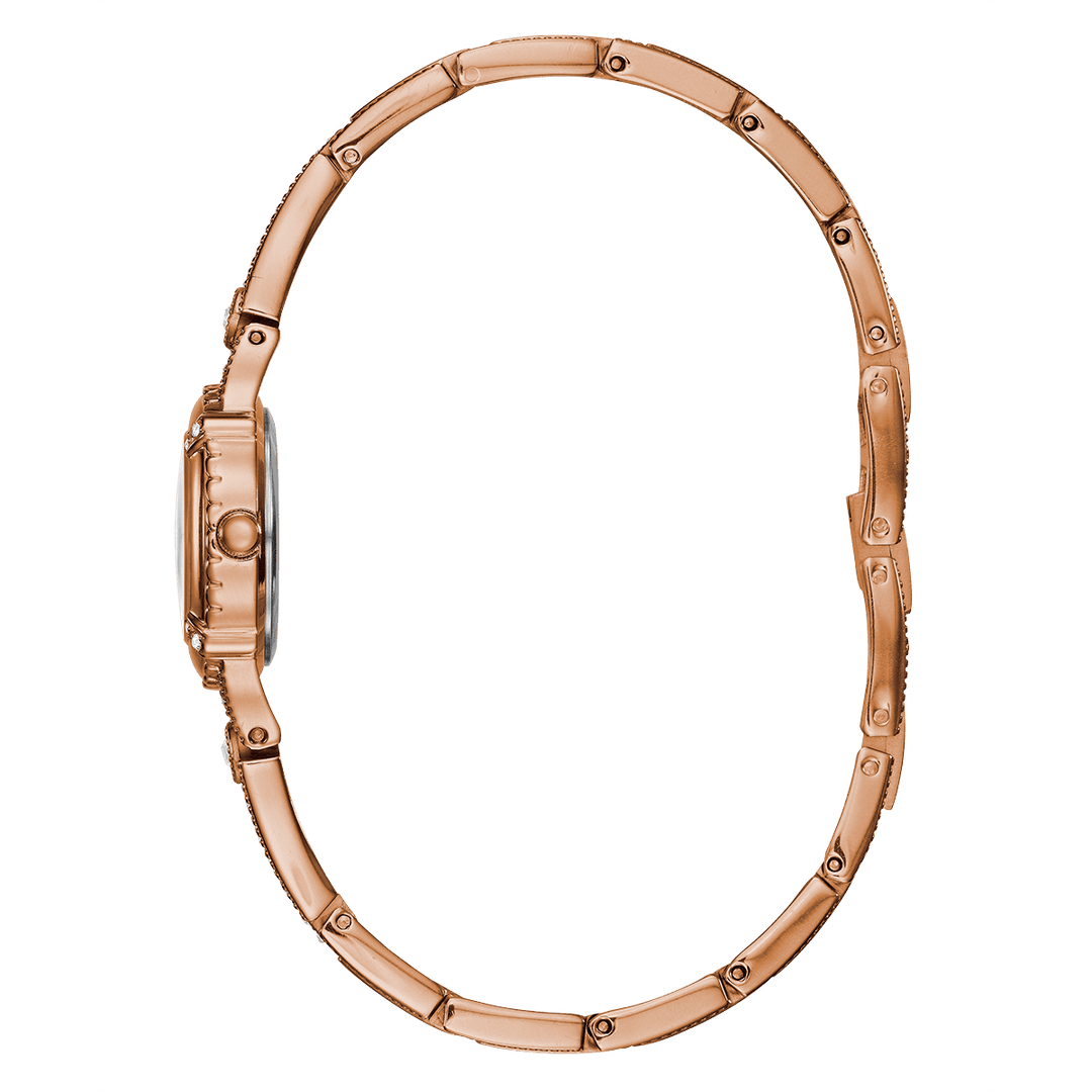 GUESS Ladies Rose Gold Tone Analog Watch