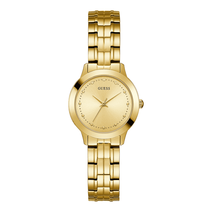 GUESS Ladies Gold Tone Analog Watch