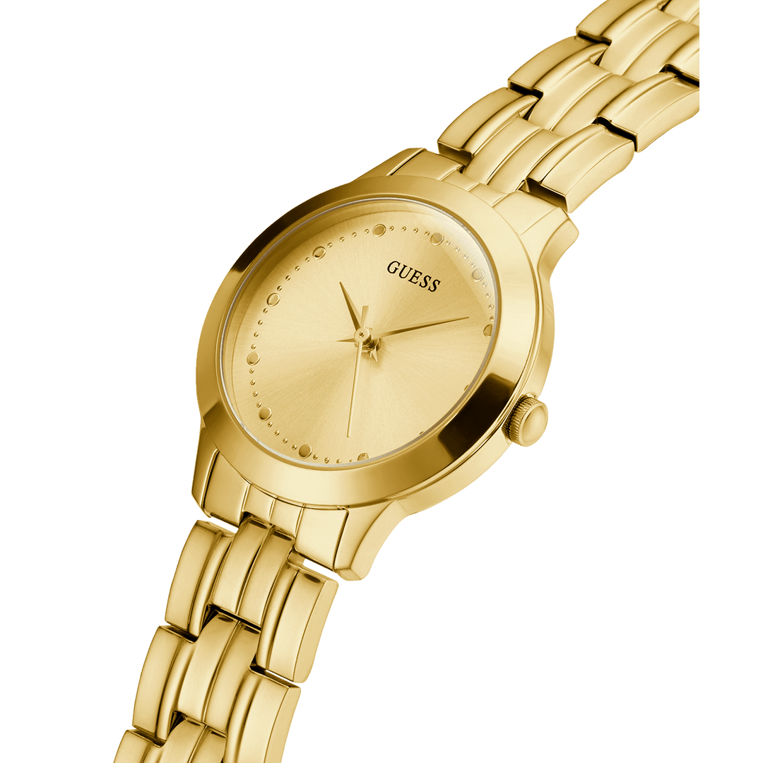 GUESS Ladies Gold Tone Analog Watch
