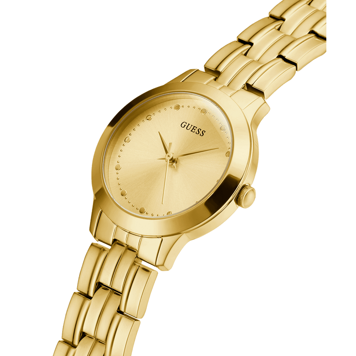 GUESS Ladies Gold Tone Analog Watch