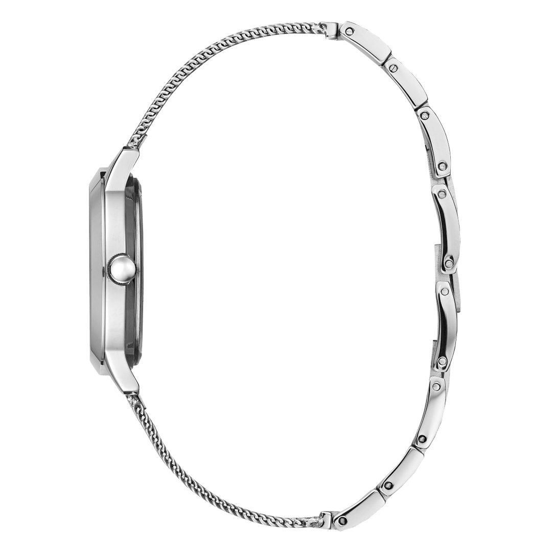 GUESS Ladies Silver Tone Analog Watch