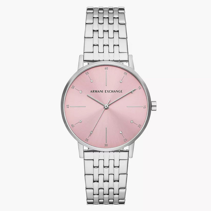 Armani Exchange Three-Hand Stainless Steel Watch AX5591