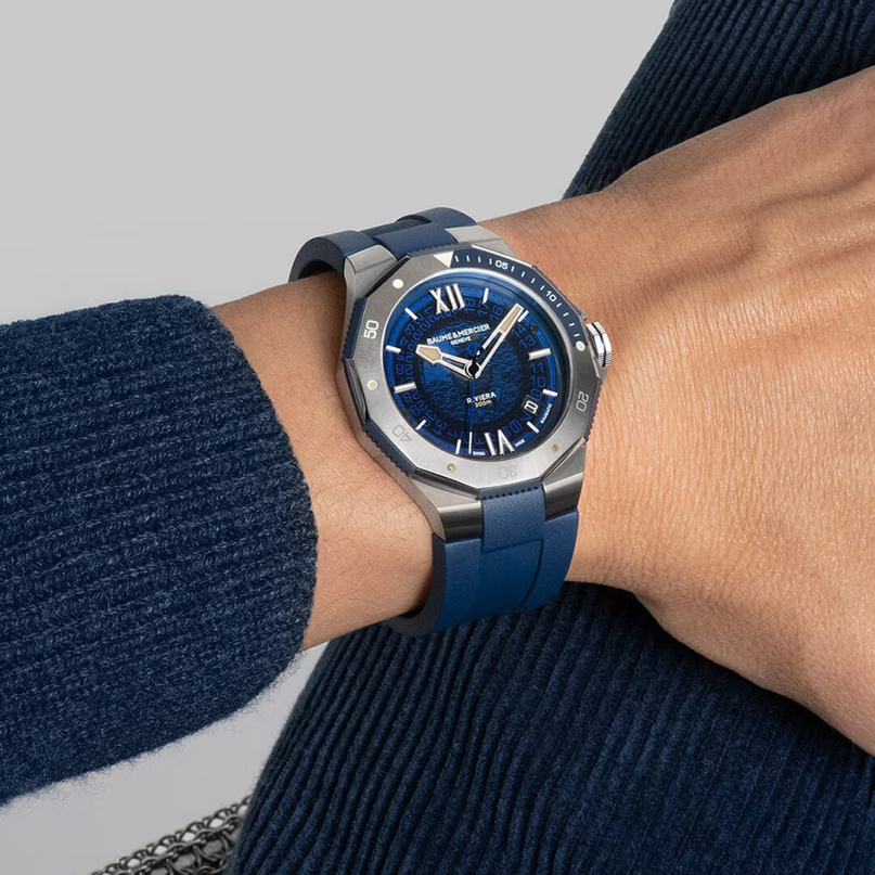 Baume Mercier Riviera 10716 Automatic Blue Dial 42MM