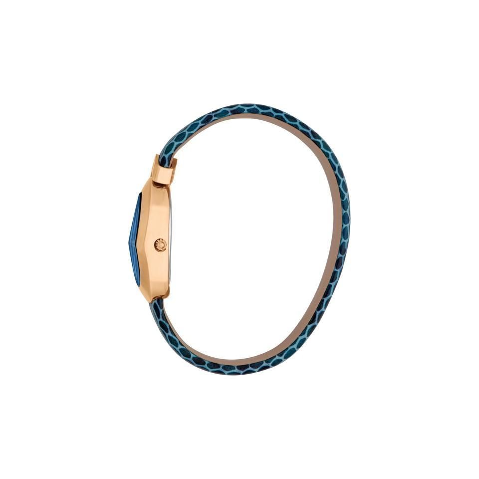 Just Cavalli Diversa Snake Blue Dial Stainless Steel Watch for Women