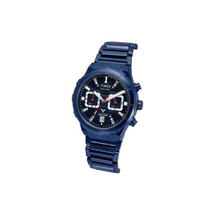 TIMEX Men E Class Watch with Blue Dial and Blue Stainless Steel Bracelet - TWEG24801