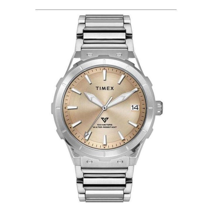TIMEX Men E Class Watch with Champagne Dial - TWEG24803