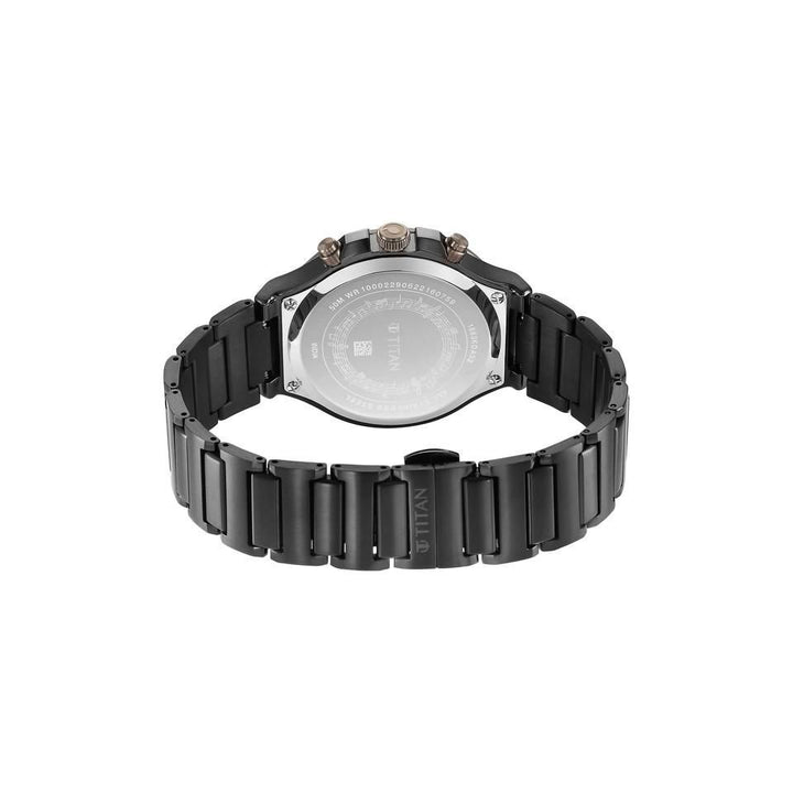 Titan Quartet Grey Dial Stainless Steel Strap Watch 1883KM01 / NS1883KM01