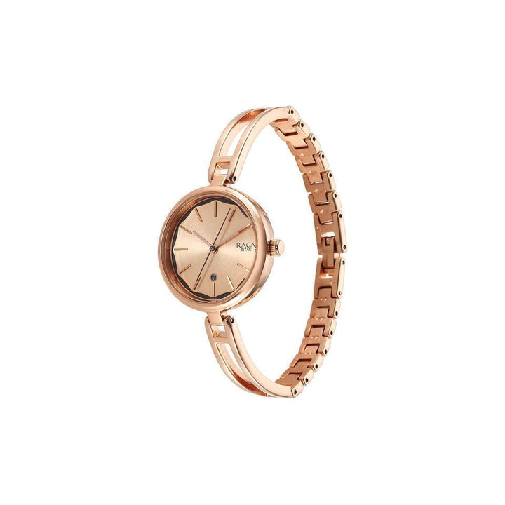 Titan Raga Viva White Dial Metal Strap Watch 2683WM01 / NS2683WM01