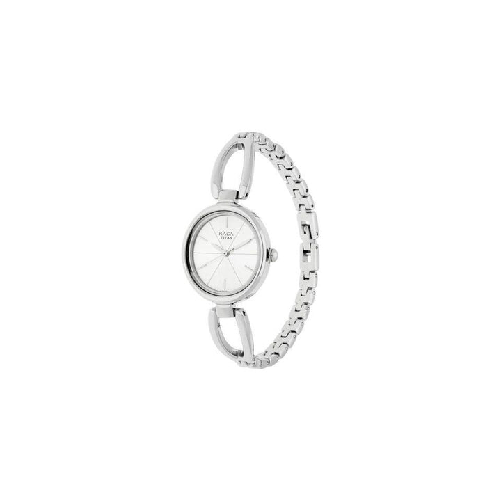 TITAN Raga Viva Silver Dial Metal Strap Watch 2579SM01(DG596)