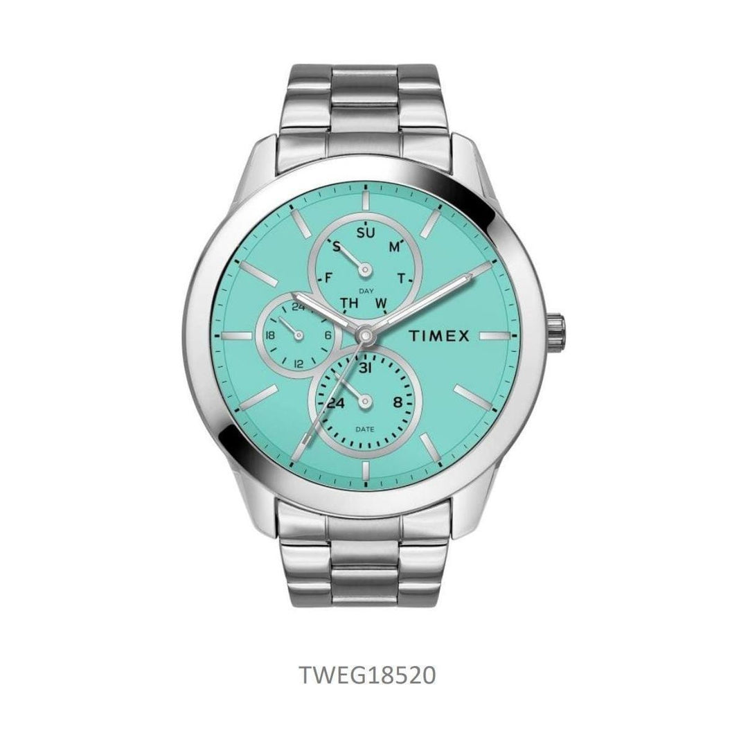 Timex Full Appliques Tiffany Blue dial Men's Watch TWEG18520